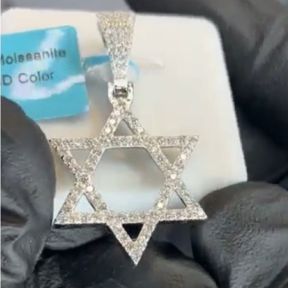 Elegant Silver Star of David Pendant
